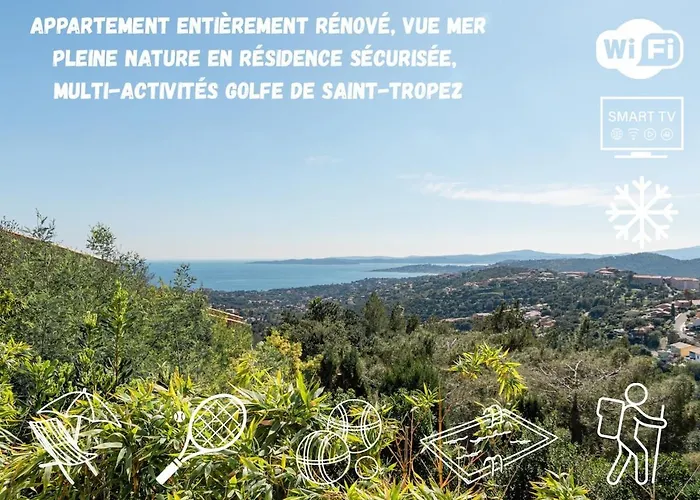 Air-conditioned With Pool And Sea View Roquebrune-sur Argens